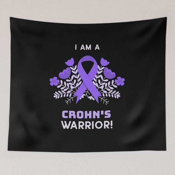 Item preview, Crohns warrior!  - Support Crohns and colitis inflammatory bowel disease designed and sold by Rodayna Elnaggar.
