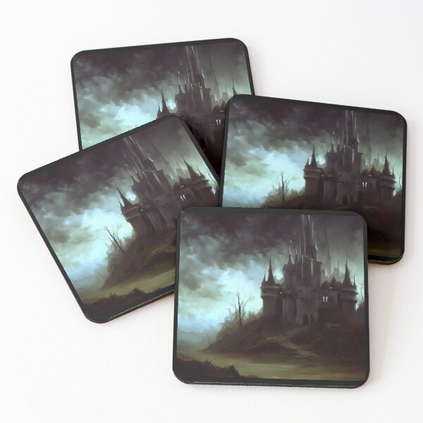 Item preview, Fantasy Castle Frightening Landscape 1 designed and sold by CrankyOldDude.