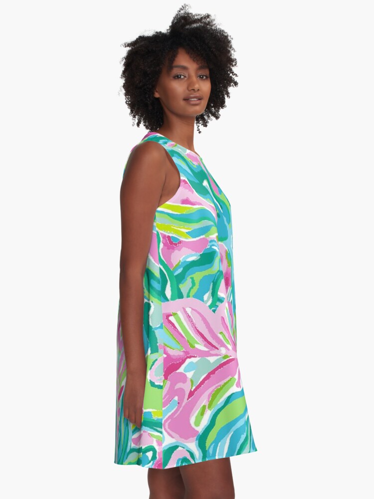Thumbnail 2 of 4, A-Line Dress, hot summer vibe designed and sold by FrankieeSalas.