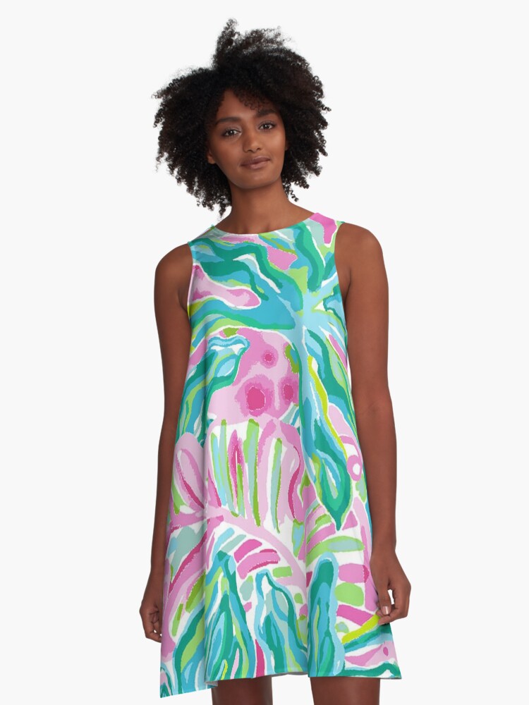 Thumbnail 1 of 4, A-Line Dress, hot summer vibe designed and sold by FrankieeSalas.
