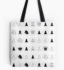 #Chess piece, #chessman, #king, #queen, #rooks, #bishops,  #knights, #pawns, #ChessPiece, #ChessBoard Tote Bag