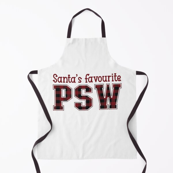 Item preview,  Santa's favourite PSW - Tartan Plaid text design designed and sold by TaraGbear.