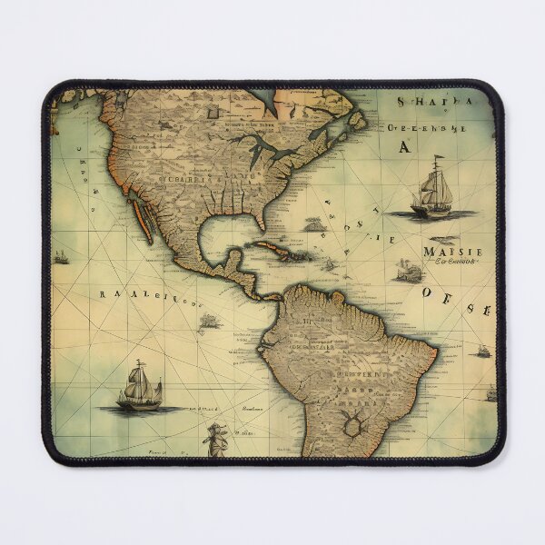 Item preview, Old Nautical Map of the Americas designed and sold by dcrc.