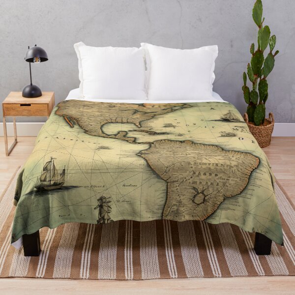 Item preview, Old Nautical Map of the Americas designed and sold by dcrc.
