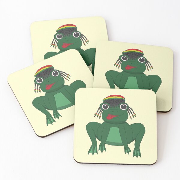 Item preview, Rasta frog with dreads, Rasta Frogian designed and sold by Hypnotees.