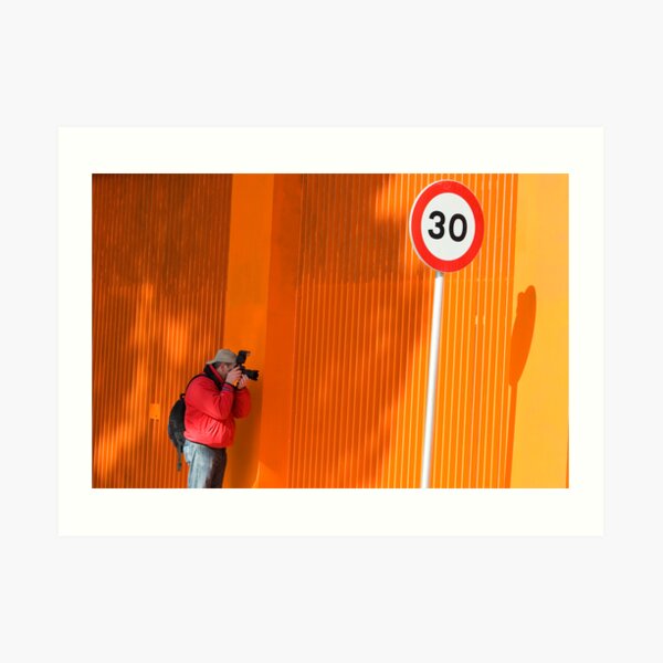 In Search of Orange Art Print