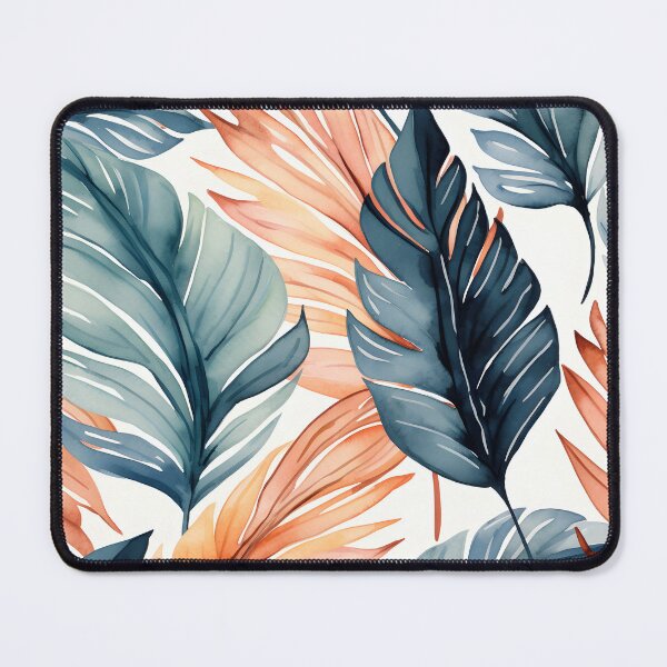 Item preview, Plant emergence: a modern tropical pattern in watercolour in soft colours designed and sold by luky-project.