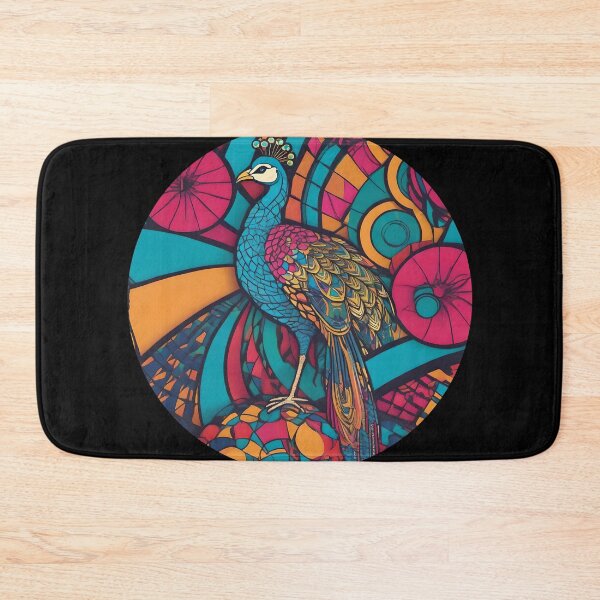 Item preview, Pop Art Techno Peacocks designed and sold by AbsoluteA.