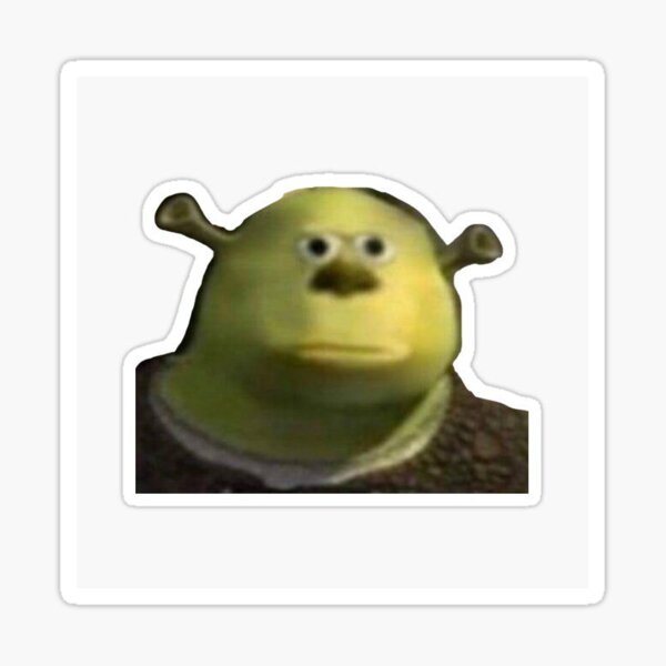 Confused Shrek sticker | Magnet