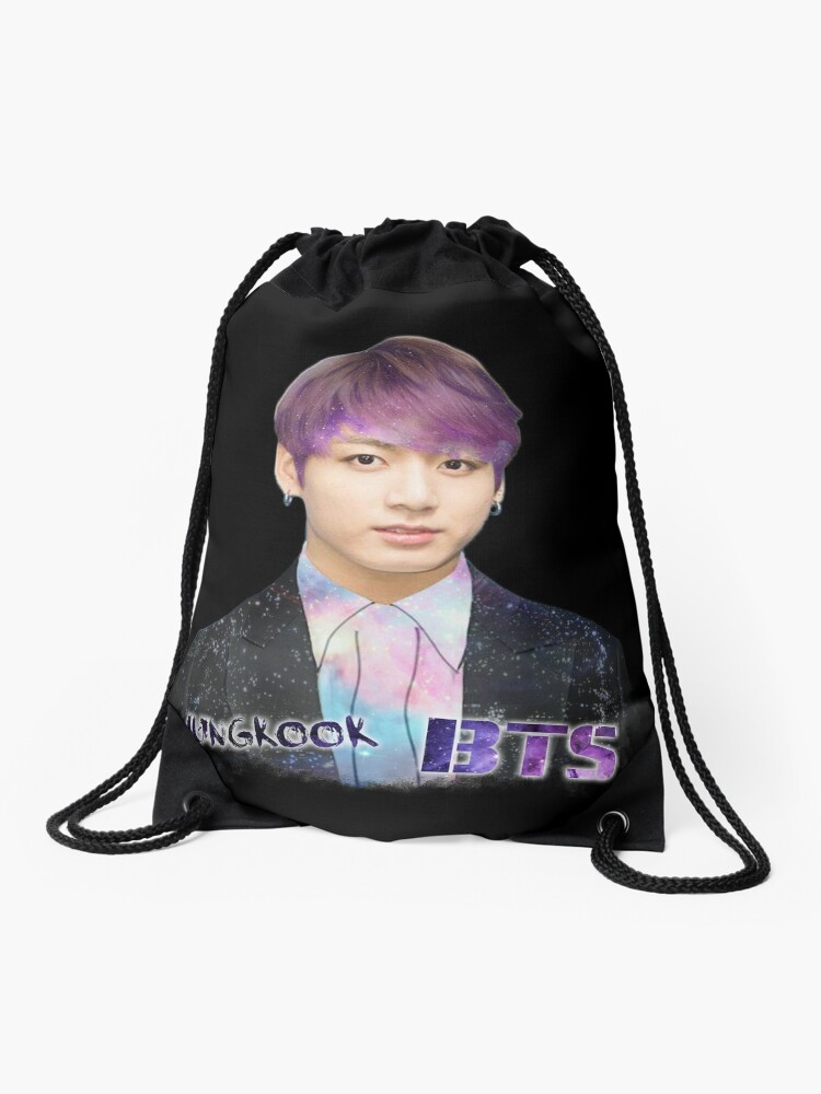 Pastel Galaxy BTS JHope Allover Printed Backpack