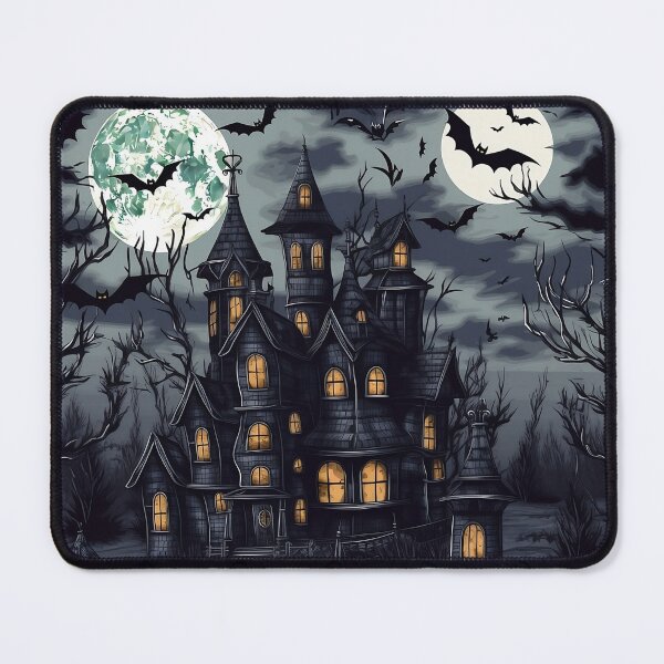 Aperçu de l'œuvre Maison hantée effrayante d'Halloween créée et vendue par AdventurerCrafts.