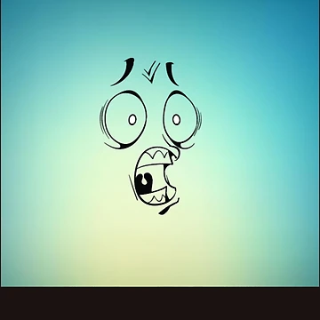Artwork thumbnail, Cartoon face by RUTLLACE