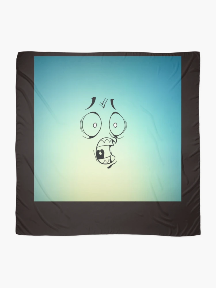 Thumbnail 2 of 3, Scarf, Cartoon face designed and sold by RUTLLACE.