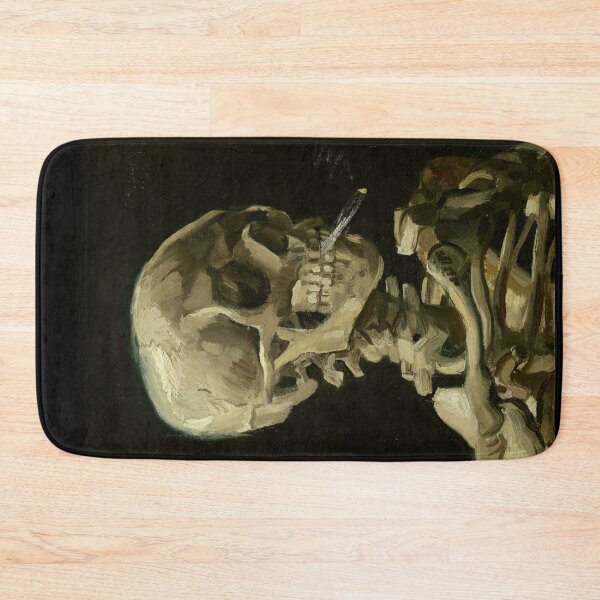 Item preview, Skull of a Skeleton with Burning Cigarette - Van Gogh designed and sold by themasters.