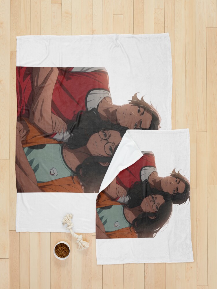 Thumbnail 5 of 6, Pet Blanket, HEARTSTOPPER Netflix Series: Tao & Elle’s Journey designed and sold by Aryabek.