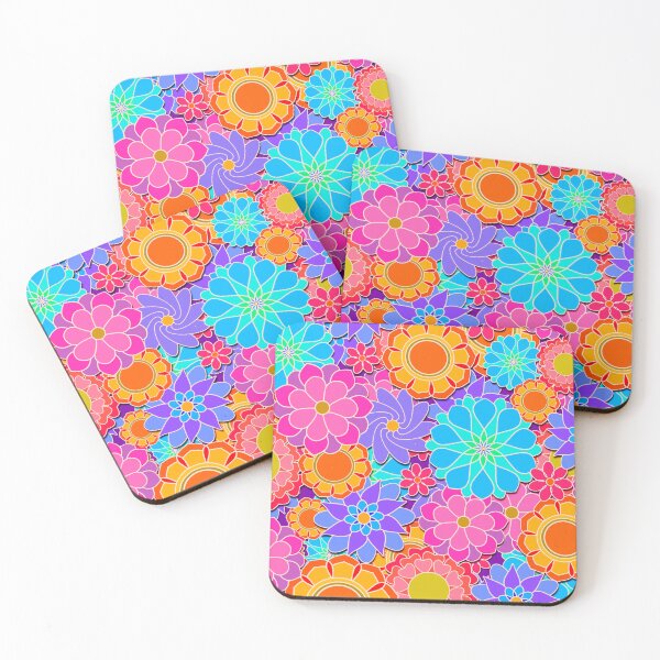 Item preview, Bright and colorful hippy Boho Flower Power Design designed and sold by Alondra.