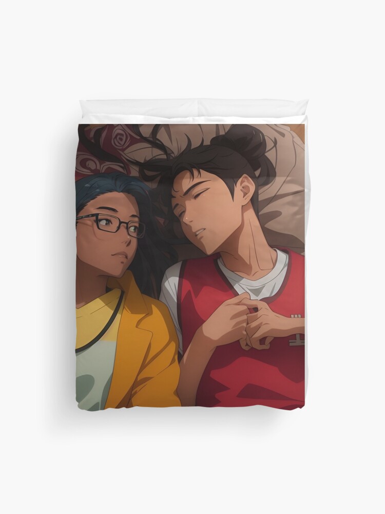 Thumbnail 1 of 2, Duvet Cover, Tao & Elle in HEARTSTOPPER Netflix Series designed and sold by Aryabek.