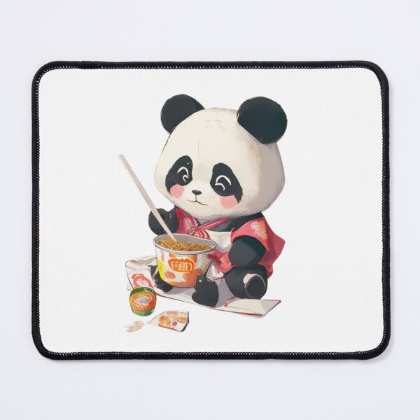 Item preview, panda eating noodles designed and sold by WD89design.