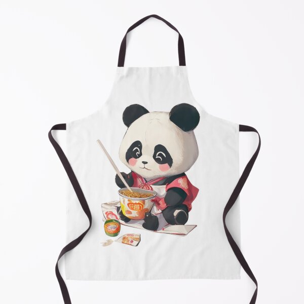 Item preview, panda eating noodles designed and sold by WD89design.
