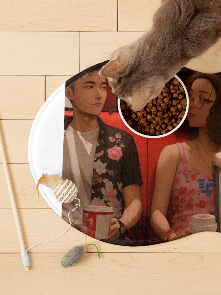 Thumbnail 3 of 5, Pet Mat, HEARTSTOPPER: The Netflix Tale of Tao & Elle’s Love Story designed and sold by Aryabek.