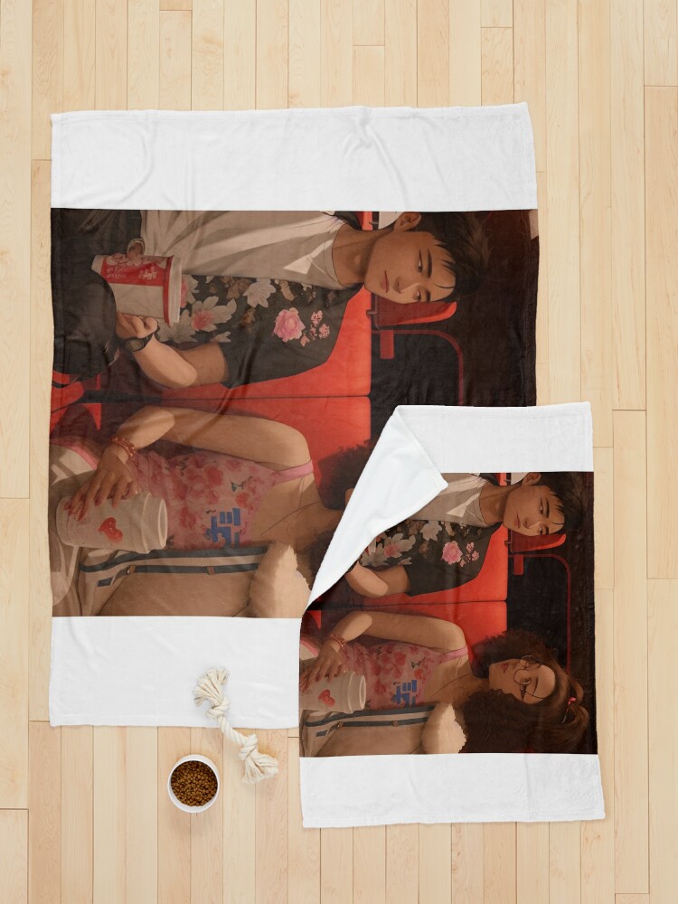 Thumbnail 5 of 6, Pet Blanket, HEARTSTOPPER: The Netflix Tale of Tao & Elle’s Love Story designed and sold by Aryabek.