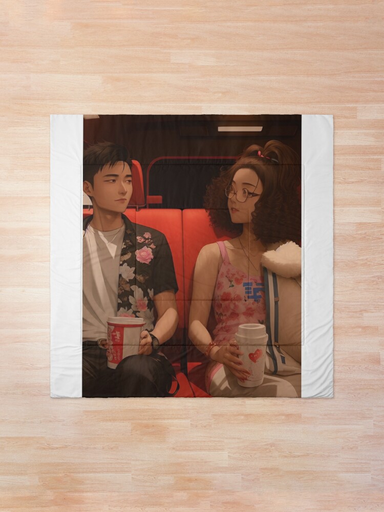 Thumbnail 2 of 6, Comforter, HEARTSTOPPER: The Netflix Tale of Tao & Elle’s Love Story designed and sold by Aryabek.