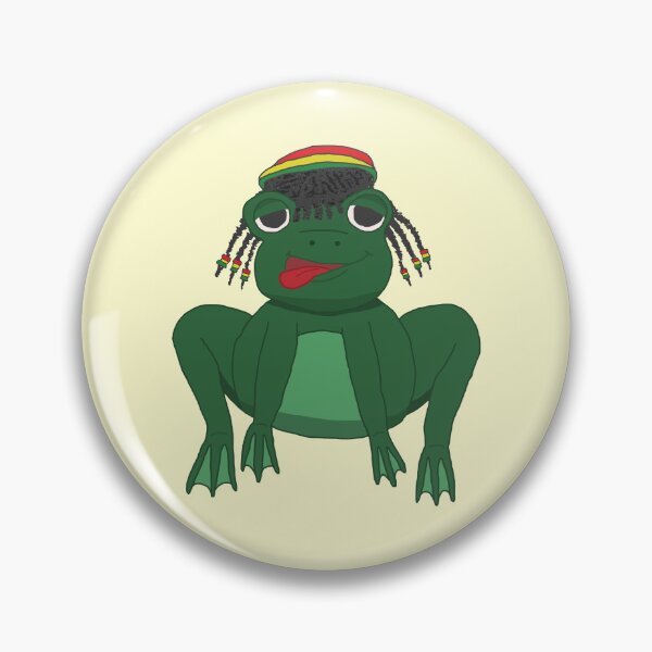 Item preview, Rasta frog with dreads buzzed, Rasta Frogian designed and sold by Hypnotees.