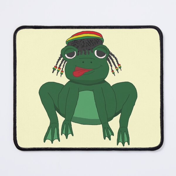 Item preview, Rasta frog with dreads buzzed, Rasta Frogian designed and sold by Hypnotees.