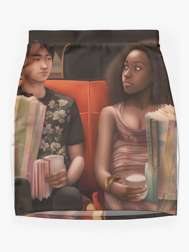Thumbnail 3 of 4, Mini Skirt, HEARTSTOPPER: Netflix’s Heartwarming Series with Tao & Elle designed and sold by Aryabek.