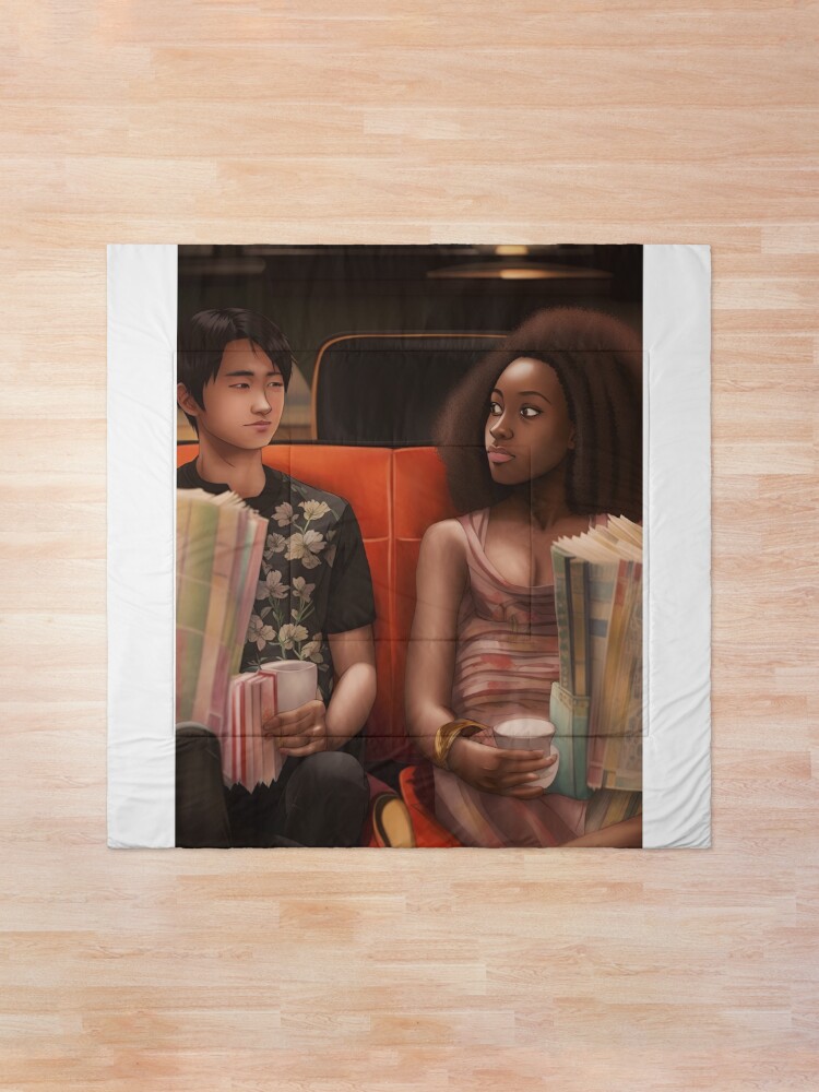 Thumbnail 1 of 6, Comforter, HEARTSTOPPER: Netflix’s Heartwarming Series with Tao & Elle designed and sold by Aryabek.