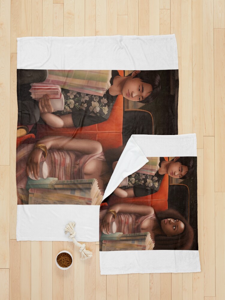 Thumbnail 5 of 6, Pet Blanket, HEARTSTOPPER: Netflix’s Heartwarming Series with Tao & Elle designed and sold by Aryabek.