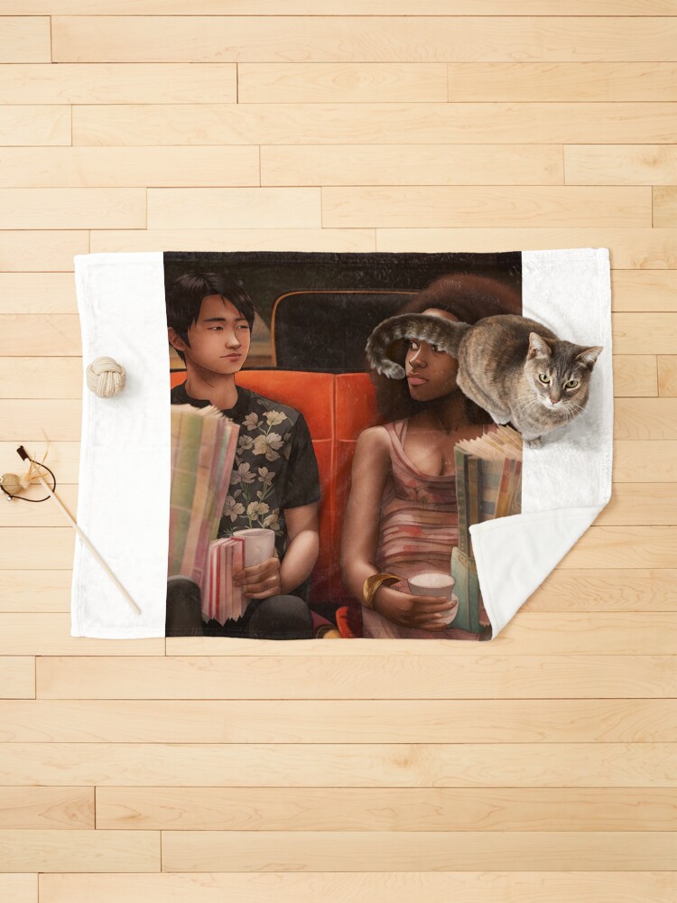 Thumbnail 1 of 6, Pet Blanket, HEARTSTOPPER: Netflix’s Heartwarming Series with Tao & Elle designed and sold by Aryabek.