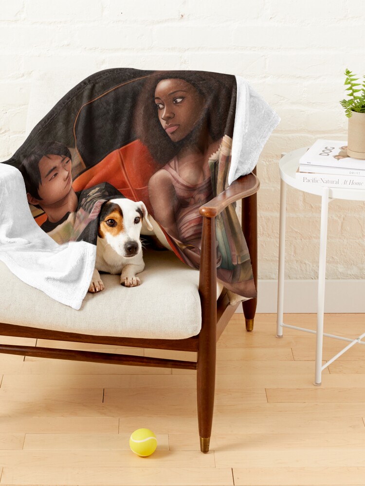 Thumbnail 4 of 6, Pet Blanket, HEARTSTOPPER: Netflix’s Heartwarming Series with Tao & Elle designed and sold by Aryabek.