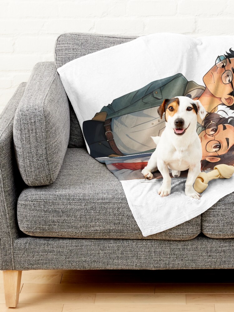 Thumbnail 2 of 6, Pet Blanket, Tao & Elle’s Unforgettable Romance in HEARTSTOPPER on Netflix designed and sold by Aryabek.