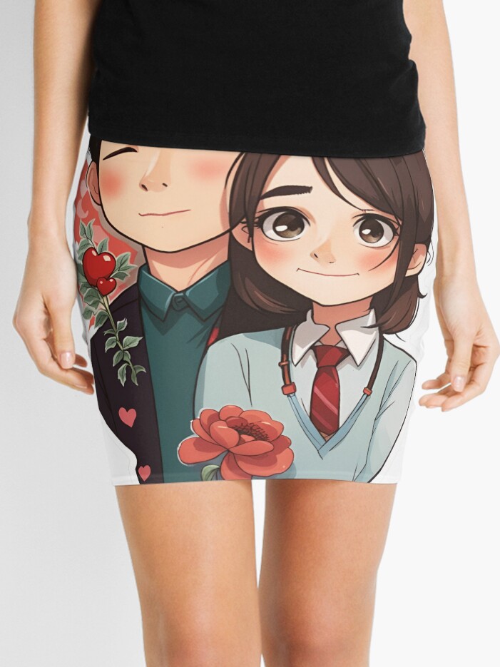 Thumbnail 1 of 4, Mini Skirt, Netflix’s HEARTSTOPPER: Cute Tao & Elle designed and sold by Aryabek.