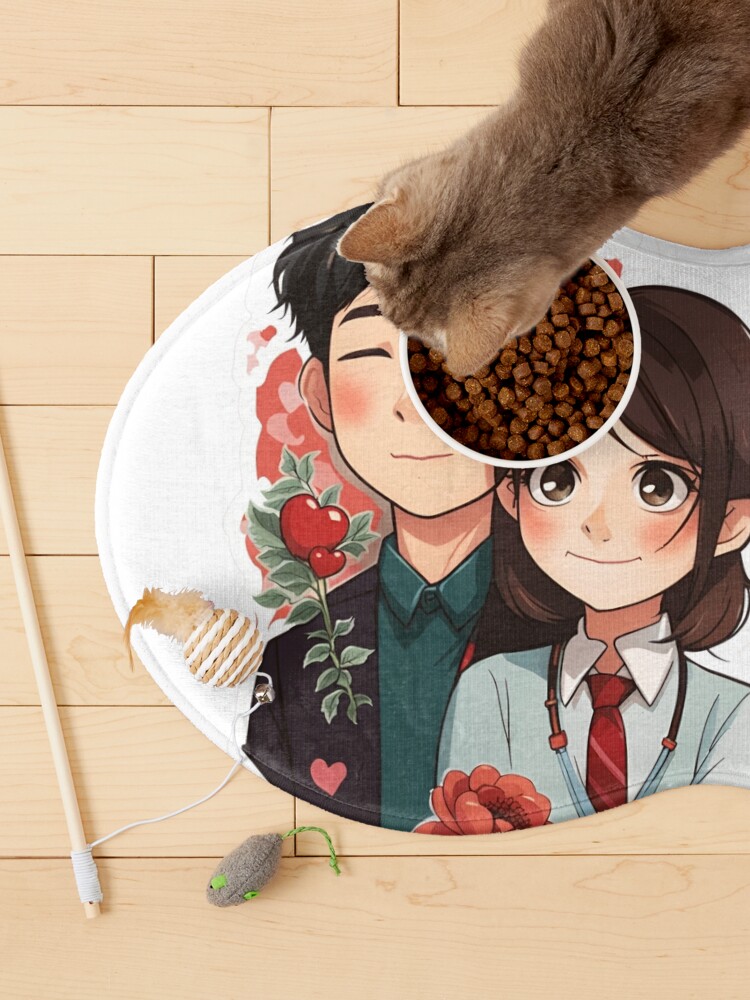 Thumbnail 3 of 5, Pet Mat, Netflix’s HEARTSTOPPER: Cute Tao & Elle designed and sold by Aryabek.