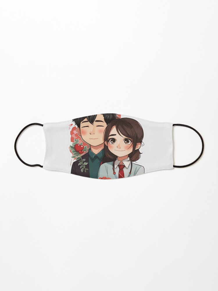 Thumbnail 1 of 5, Mask, Netflix’s HEARTSTOPPER: Cute Tao & Elle designed and sold by Aryabek.