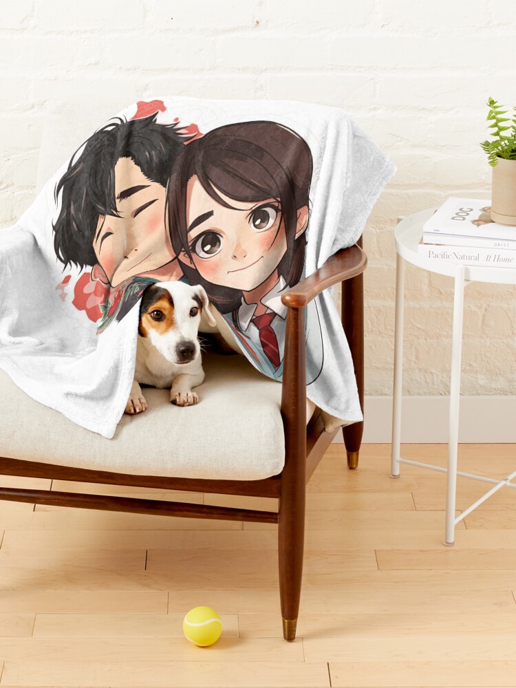 Thumbnail 4 of 6, Pet Blanket, Netflix’s HEARTSTOPPER: Cute Tao & Elle designed and sold by Aryabek.