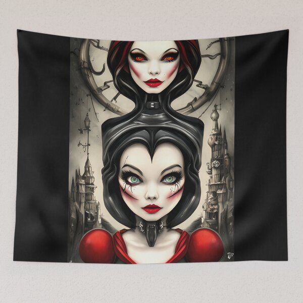 Item preview, "Neo surreal cyberpunk Snow White" designed and sold by Songedete.