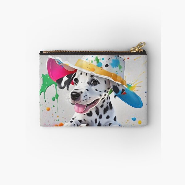 Item preview, Dalmatian Puppy Dog Portrait With Cowboy Hat designed and sold by Wolfheartart.