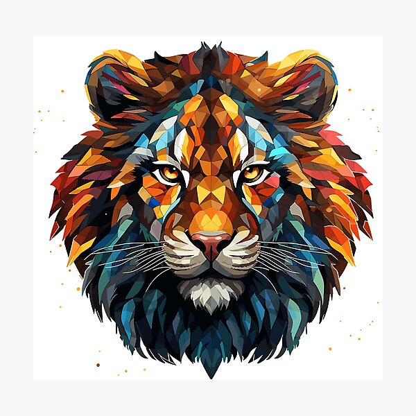 Chromatic tiger reverie Photographic Print