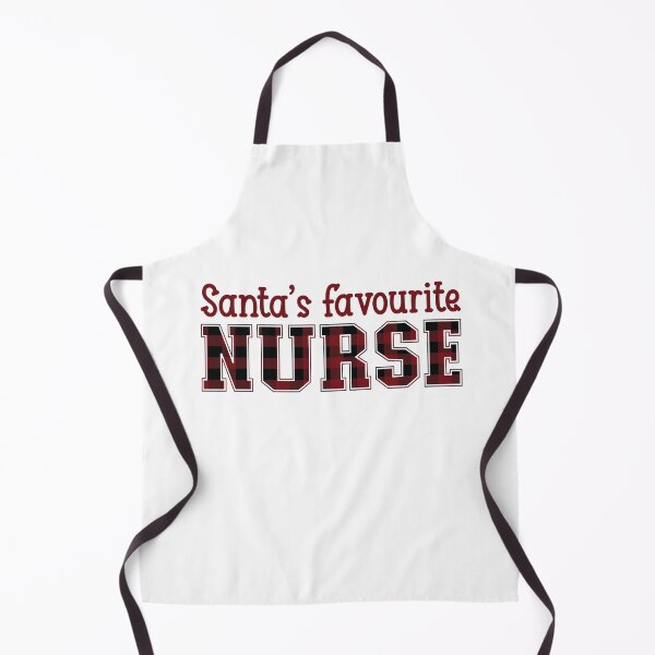 Item preview, Santa's Favourite Nurse - Tartan Plaid Christmas Design (Canadian Spelling) designed and sold by TaraGbear.