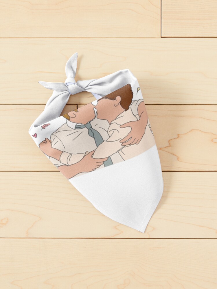 Thumbnail 2 of 6, Pet Bandana, Heartstopper designed and sold by Designs1279.
