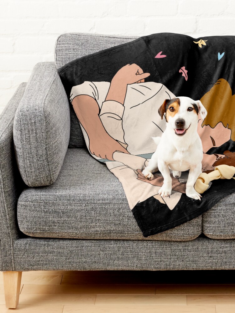 Thumbnail 2 of 6, Pet Blanket, Heartstopper designed and sold by Designs1279.