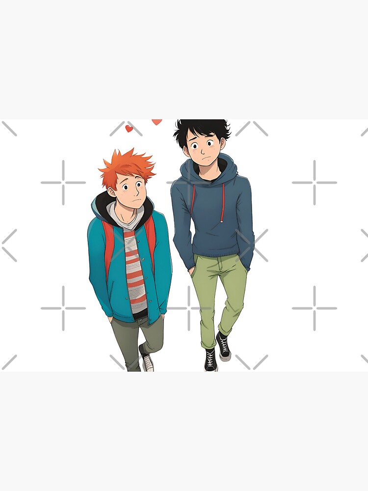 Thumbnail 5 of 5, Mask, HEARTSTOPPER Netflix Collection: Charlie’s Cartoon designed and sold by Aryabek.
