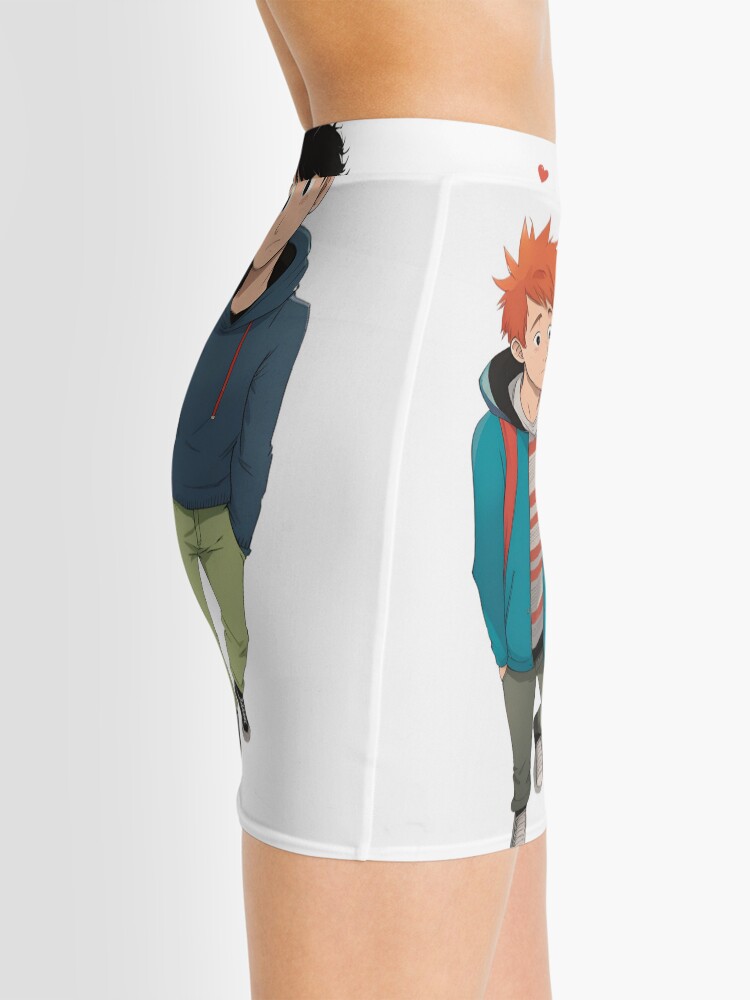 Thumbnail 2 of 4, Mini Skirt, HEARTSTOPPER Netflix Collection: Charlie’s Cartoon designed and sold by Aryabek.