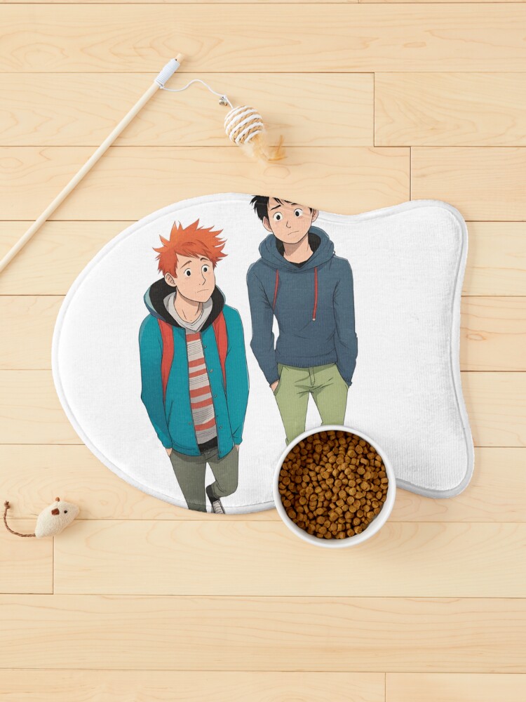 Thumbnail 1 of 5, Pet Mat, HEARTSTOPPER Netflix Collection: Charlie’s Cartoon designed and sold by Aryabek.