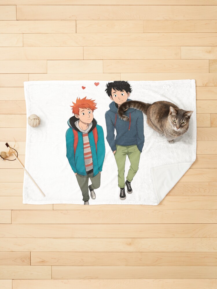 Thumbnail 1 of 6, Pet Blanket, HEARTSTOPPER Netflix Collection: Charlie’s Cartoon designed and sold by Aryabek.