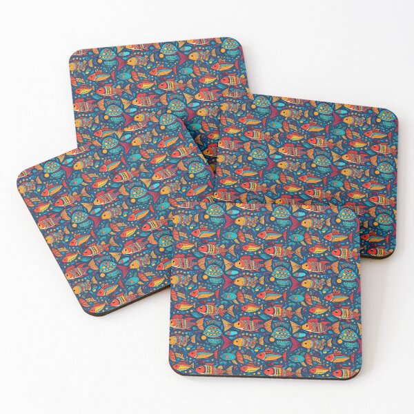Item preview, Colorful Fish Pattern designed and sold by franktact.