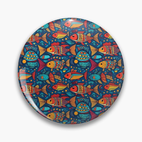 Item preview, Colorful Fish Pattern designed and sold by franktact.